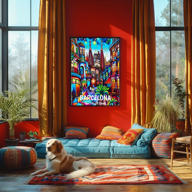 Póster Barcelona: La Ciudad de Gaudí. (Criador carregado)