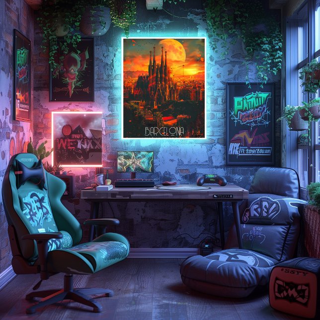 Póster Barcelona: La Obra Maestra de Gaudí Te Espera (Criador carregado)