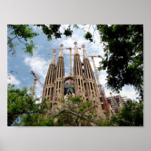 Póster Barcelona. Sagrada Família.