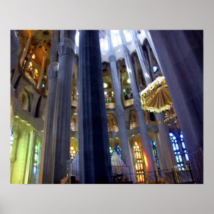 Poster Barcelona. Sagrada Familia.