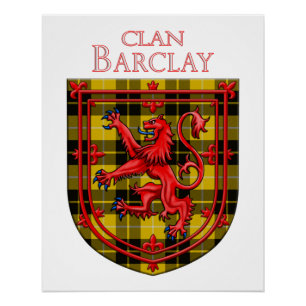 Póster Barclay Dress Tartan Xadrez escocesa