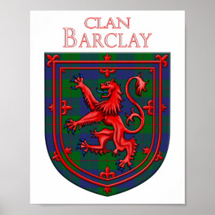 Poster Barclay Hunting Tartan Xadrez Escocesa
