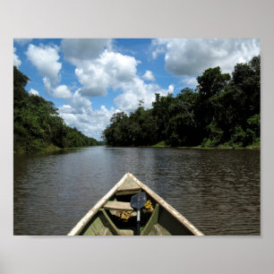Póster Barco abaixo do Amazon