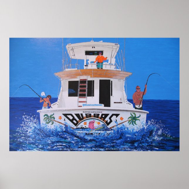 Poster barco Bubbas (Frente)