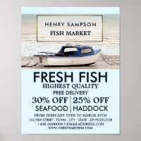 Barco De Pesca, Fishmonger/Esposa, Anúncio No Merc