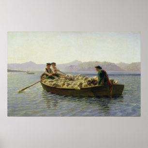 Póster Barco de Reboque, 1863