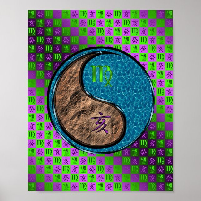 Poster Barco de Virgem e Água (Frente)