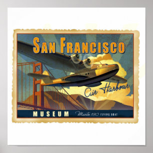 Poster Barco de vôo de Martin 130