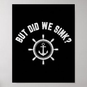 Poster Barco Divertido Camisa Retro Boat Dom, Mas Será Qu