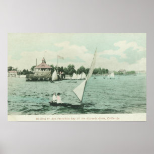 Póster Barco em San Francisco BayAlameda, CA