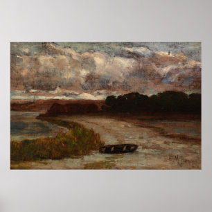 Poster Barco na margem - Edward Mitchell Banister