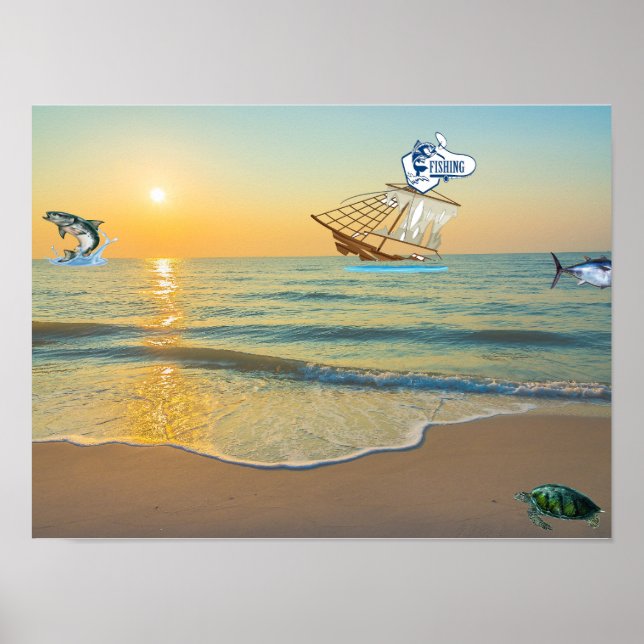 Poster Barco Naufrágio (Frente)