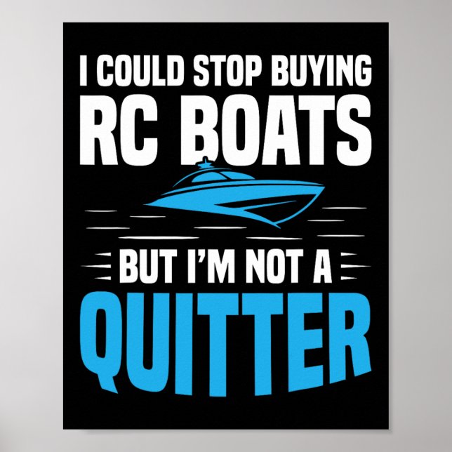 Poster Barco Rc Controle Remoto Barco Cruzeiro Comprando  (Frente)