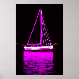 Poster Barco Roxo