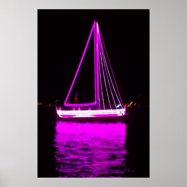 Poster Barco Roxo (Frente)
