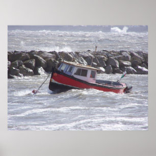 PÓSTER BARCO SACUDINDO-SE