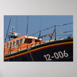 Póster Barco salva-vidas de Llandudno