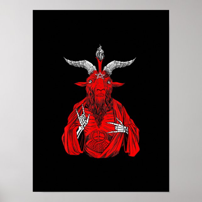 Poster Barco-Satã Anticristo de Caprinos (Frente)