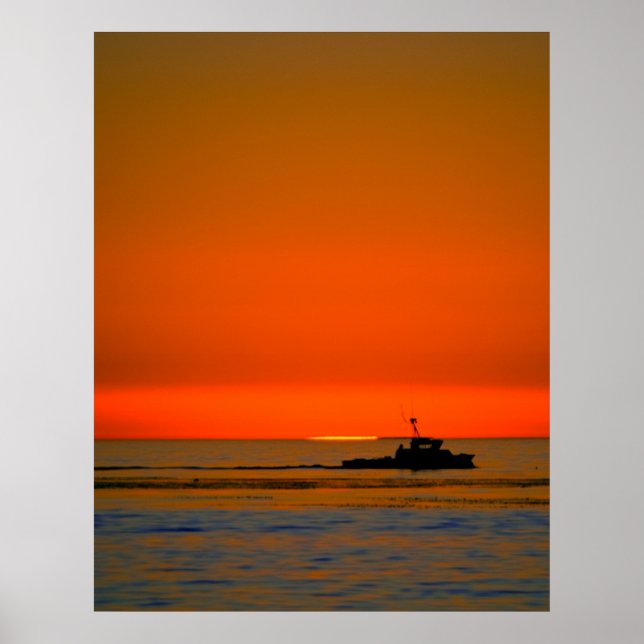 Poster Barco Solitário (Frente)