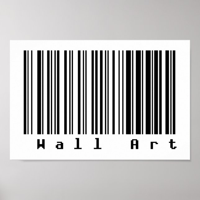 Póster Barcode Art - Wall Art (Frente)
