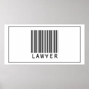 Póster Barcode Lawyer