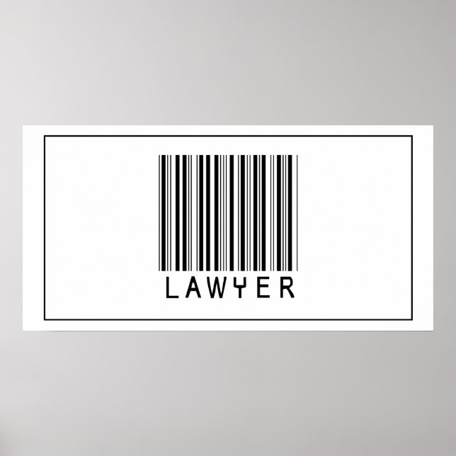 Póster Barcode Lawyer (Frente)