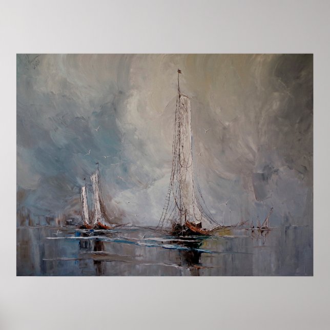 Poster Barcos (Frente)