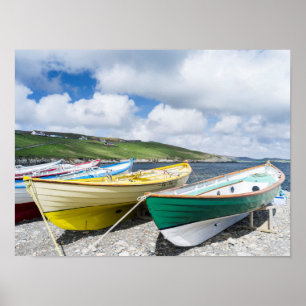 Poster Barcos a remos tradicionais