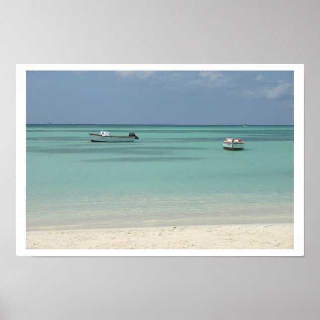 Poster Barcos Aruba (Frente)