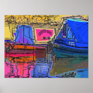 POSTER BARCOS CANAIS