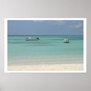 Poster Barcos de Aruba