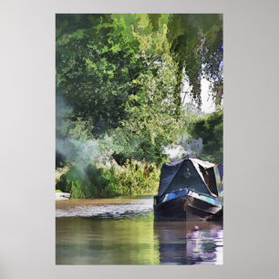 PÓSTER BARCOS DE CANAL