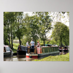 POSTER BARCOS DE CANAL