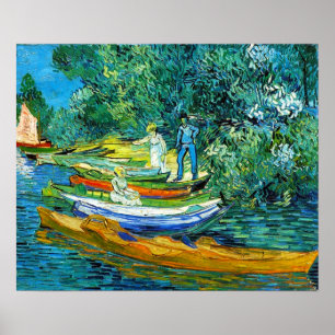 Poster Barcos de enfileiramento (Van Gogh)