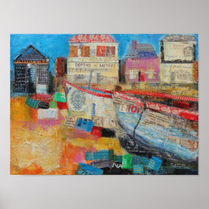 Poster Barcos de pesca velhos 2013