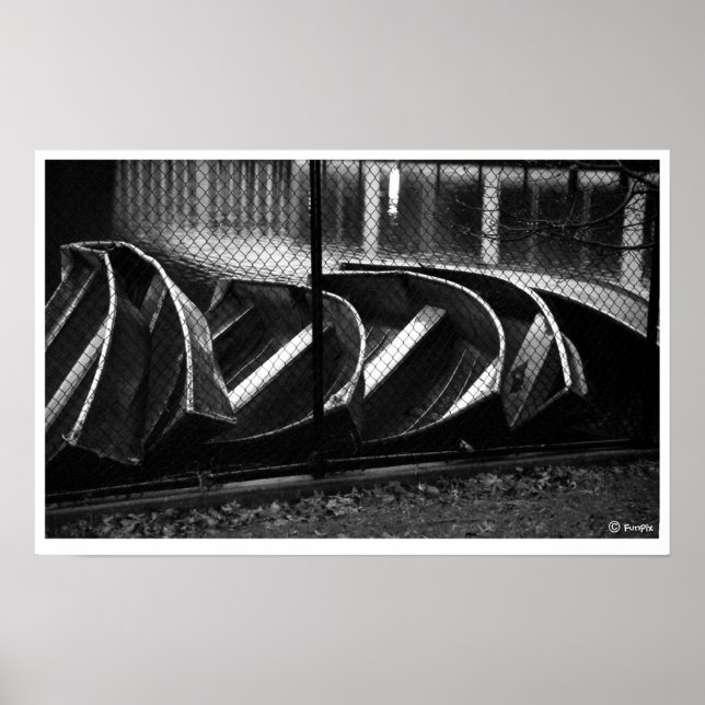 Póster Barcos do Central Park (Frente)