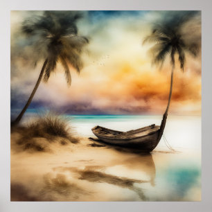 Poster Barcos e Praias - 4