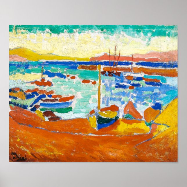 Poster Barcos em Collioure | Andre Derain | (Frente)