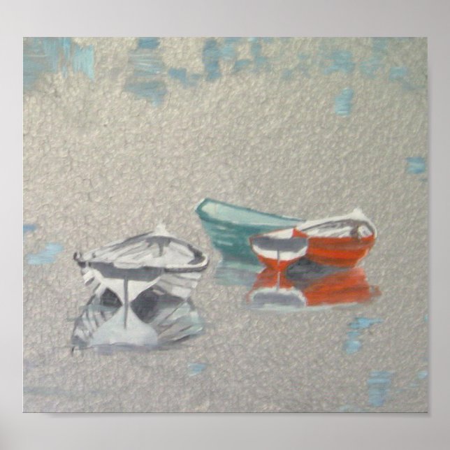 Póster Barcos em repouso 11 (Frente)