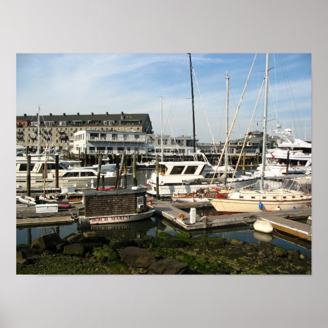 Póster Barcos encaixados (Frente)