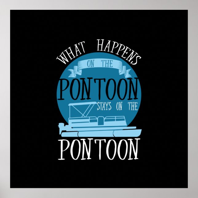 Poster Barcos - O que acontece no Pontão (Frente)