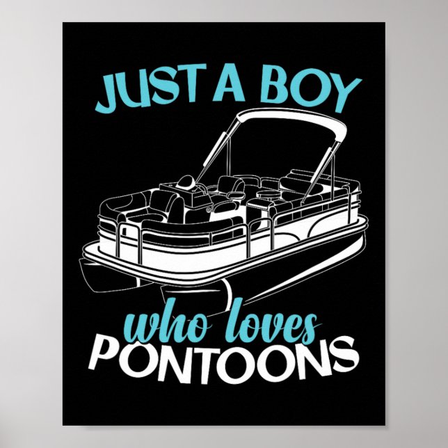 Poster Barcos Pontoon Kids (Frente)