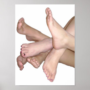 Póster Bare Feet Art