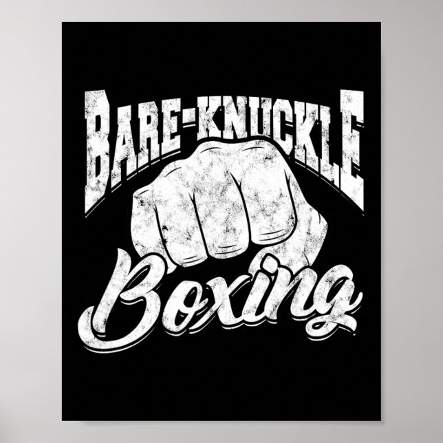 Poster Bare-Knuckle Boxing - Bare-Knuckle Sport E Fitne (Frente)