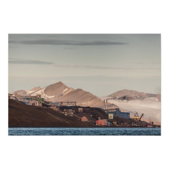 Póster Barentsburg Svalbard (Frente)