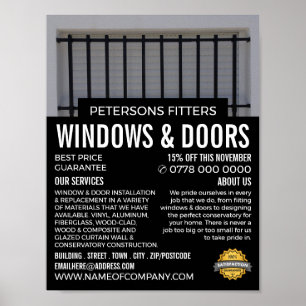 Poster Bares e interruptores, Janela & Door Company