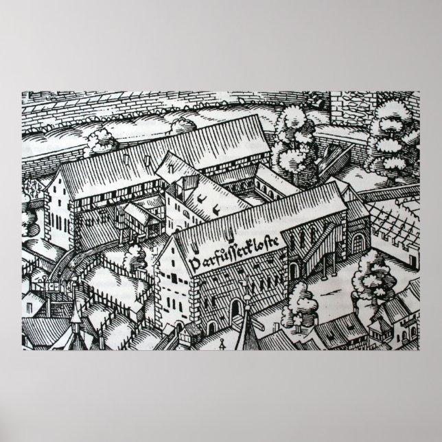 Póster Barfüsserkloster - Zurique 1576 (Frente)