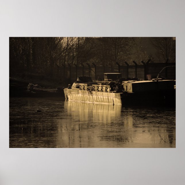 Póster Barge de Trabalho (Frente)