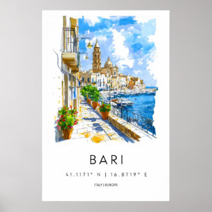 Poster Bari Aquarela 2