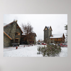 Póster Bariloche Civic Center, Patagonia Argentina